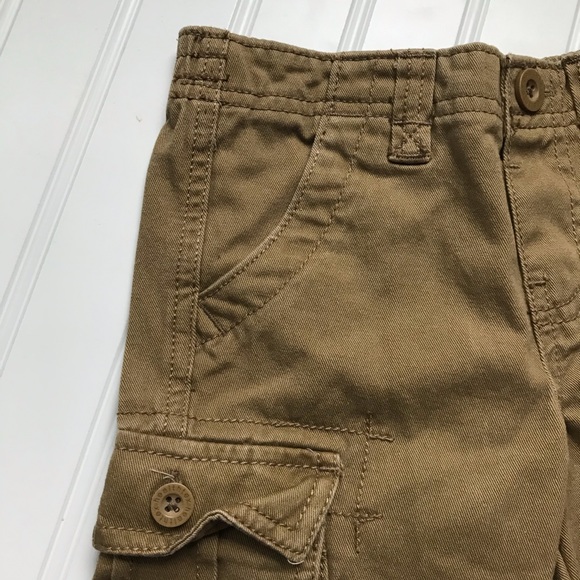 •Healthtex• twill camel cargo pants - Picture 2 of 5